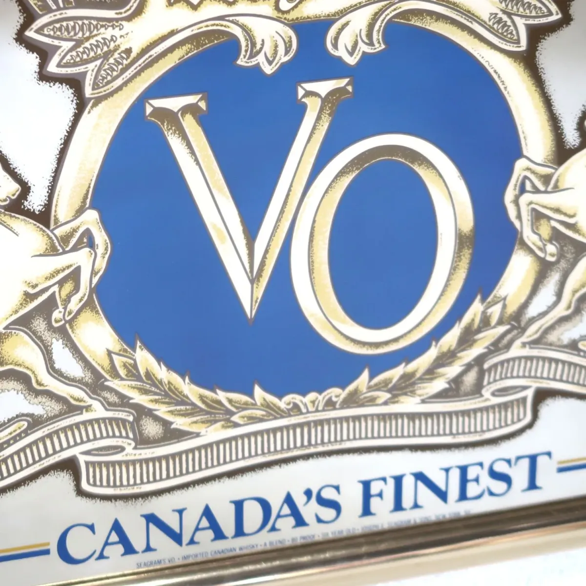 Seagram's VO ビンテージ パブミラー