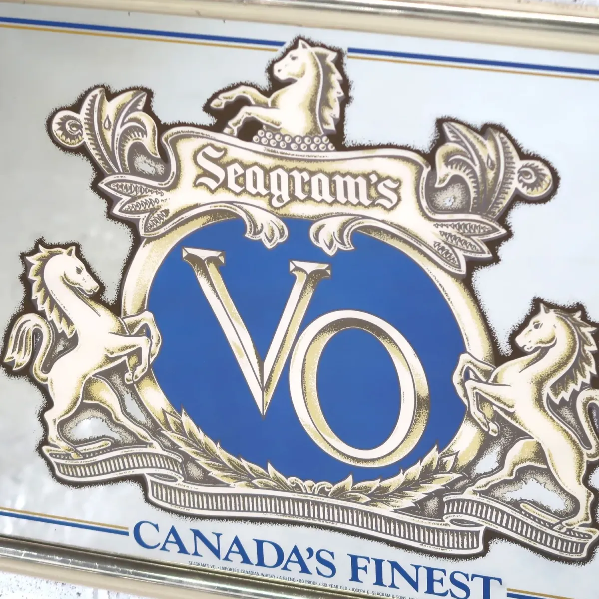 Seagram's VO ビンテージ パブミラー