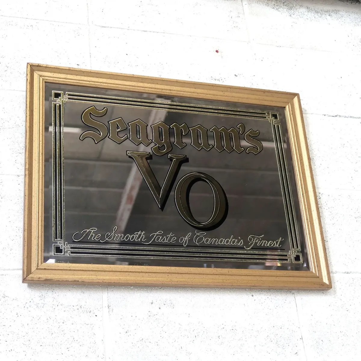 Seagram's VO ビンテージ パブミラー