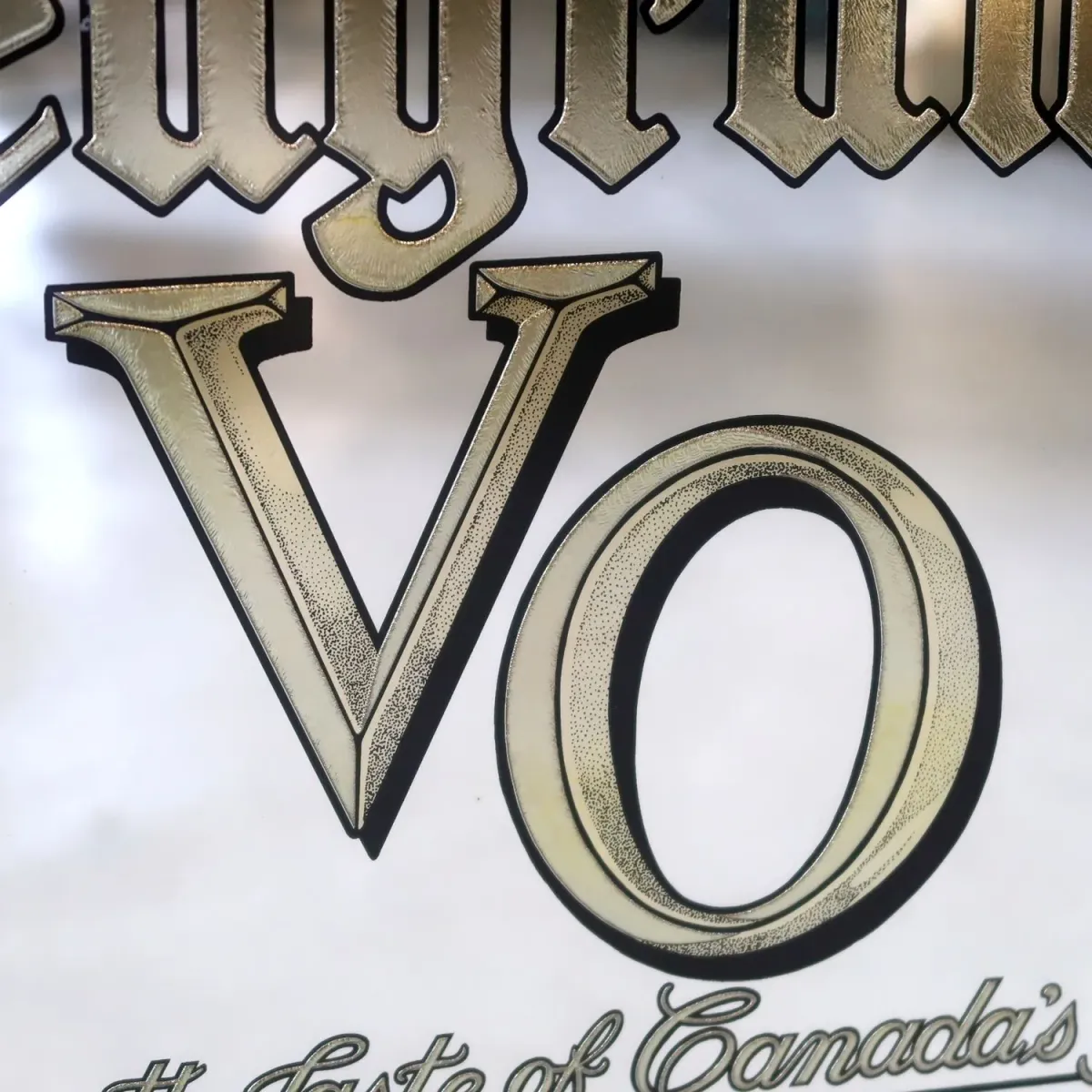 Seagram's VO ビンテージ パブミラー