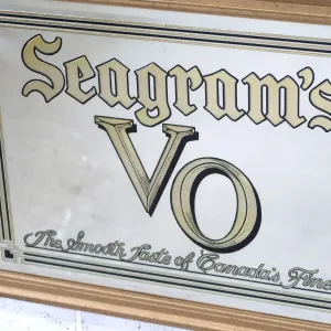 Seagram's VO ビンテージ パブミラー