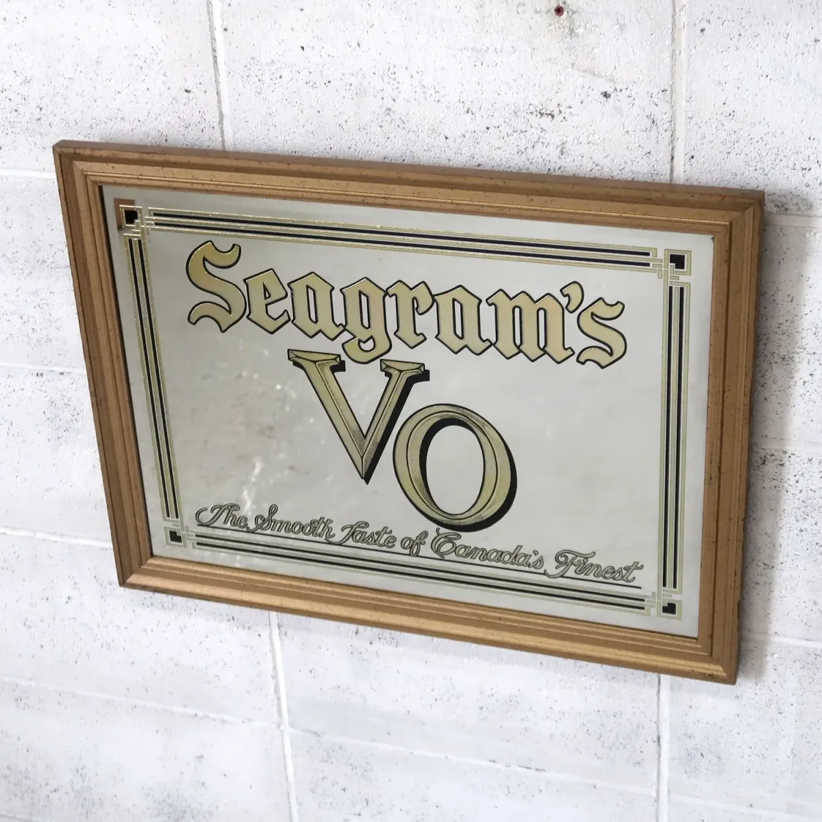 Seagram's VO ビンテージ パブミラー