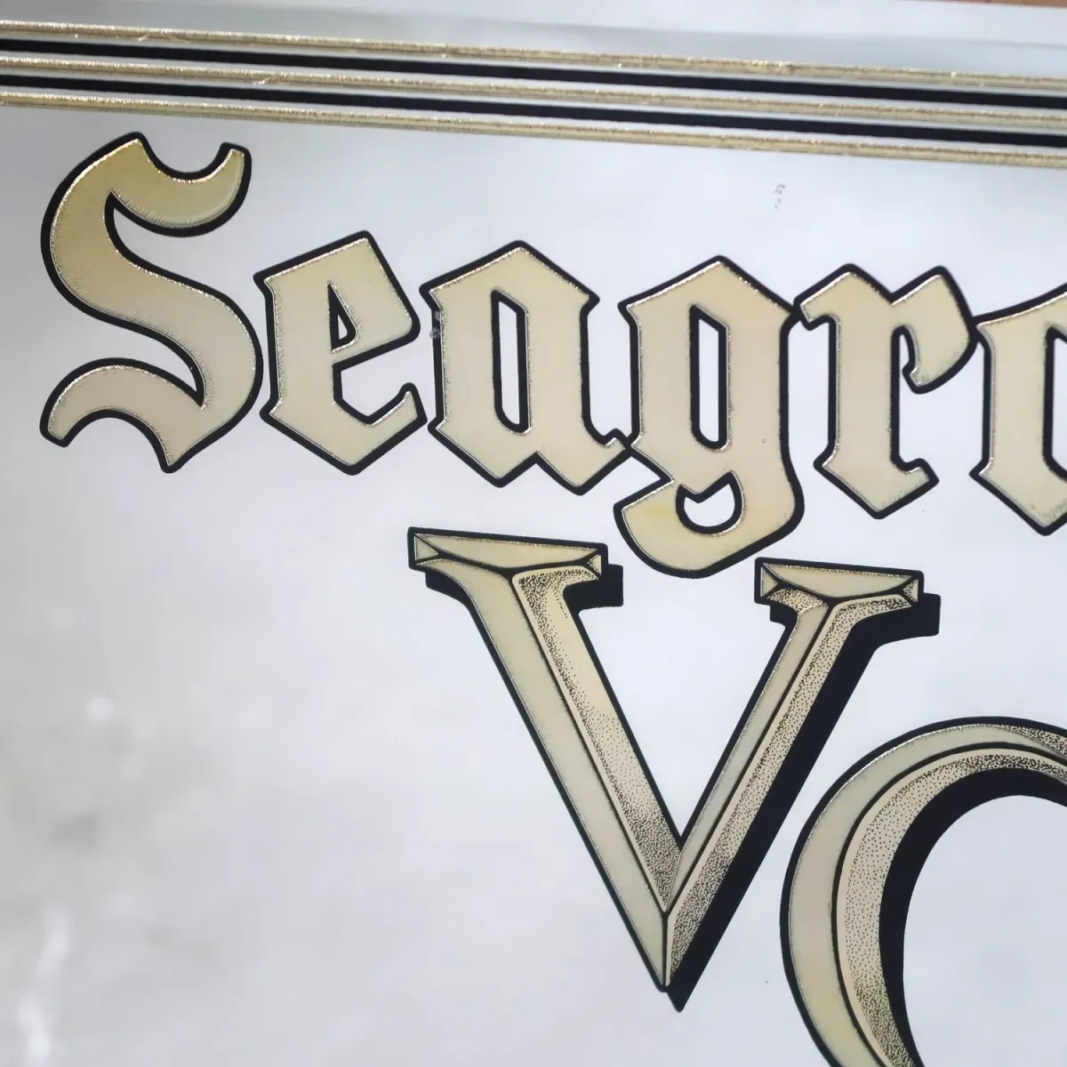 Seagram's VO ビンテージ パブミラー