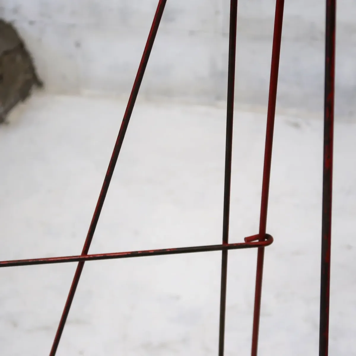 ビンテージ ショッピングバスケット ワイヤーラック