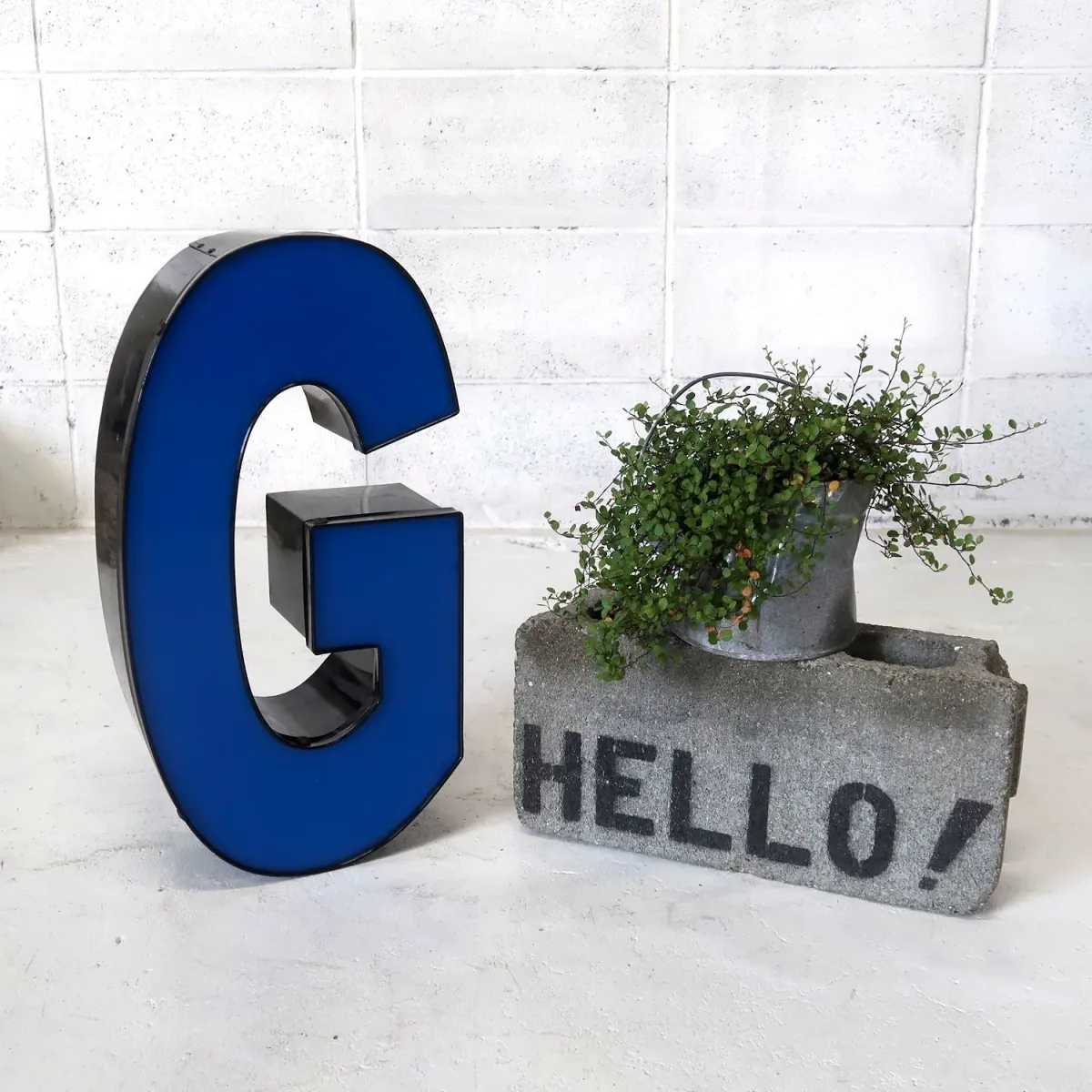 ビンテージ レターサイン G