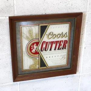 Coors CUTTER ビンテージ パブミラー