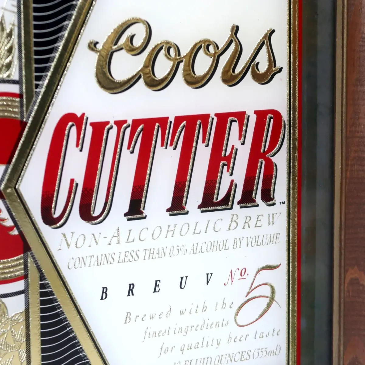 Coors CUTTER ビンテージ パブミラー