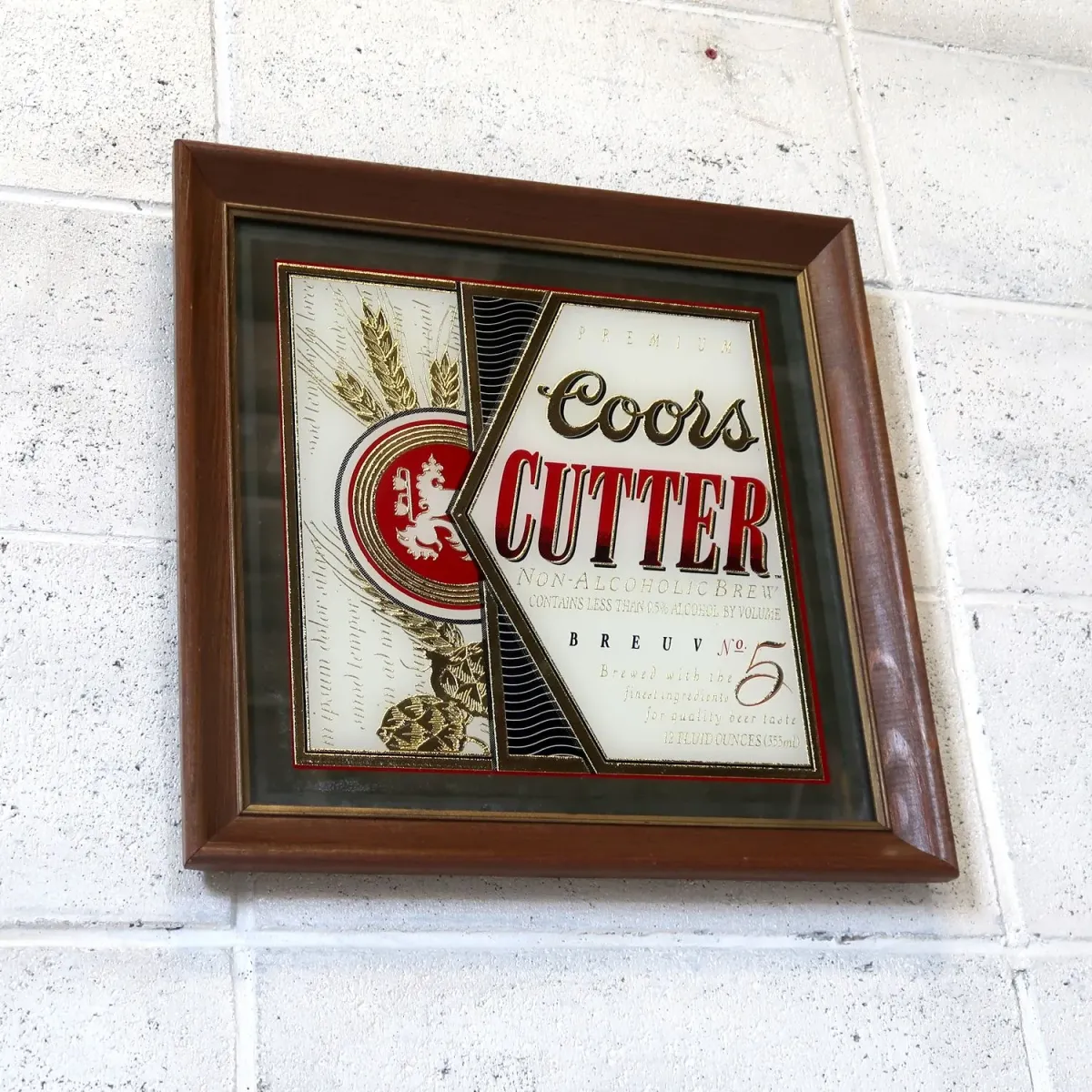 Coors CUTTER ビンテージ パブミラー