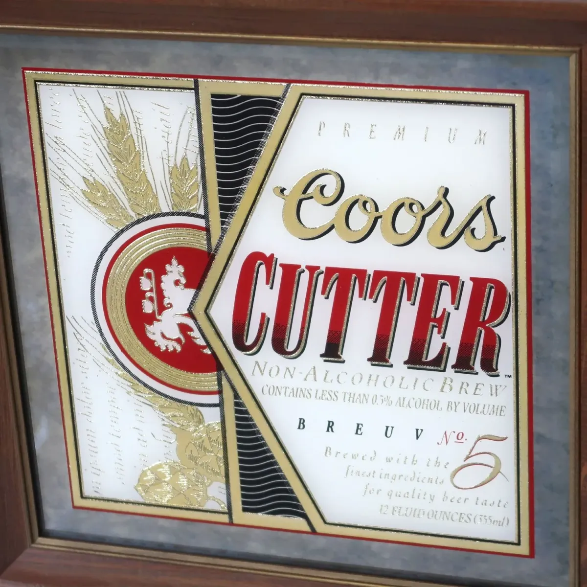 Coors CUTTER ビンテージ パブミラー