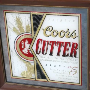 Coors CUTTER ビンテージ パブミラー