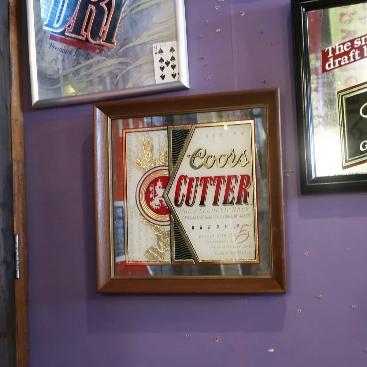 Coors CUTTER ビンテージ パブミラー