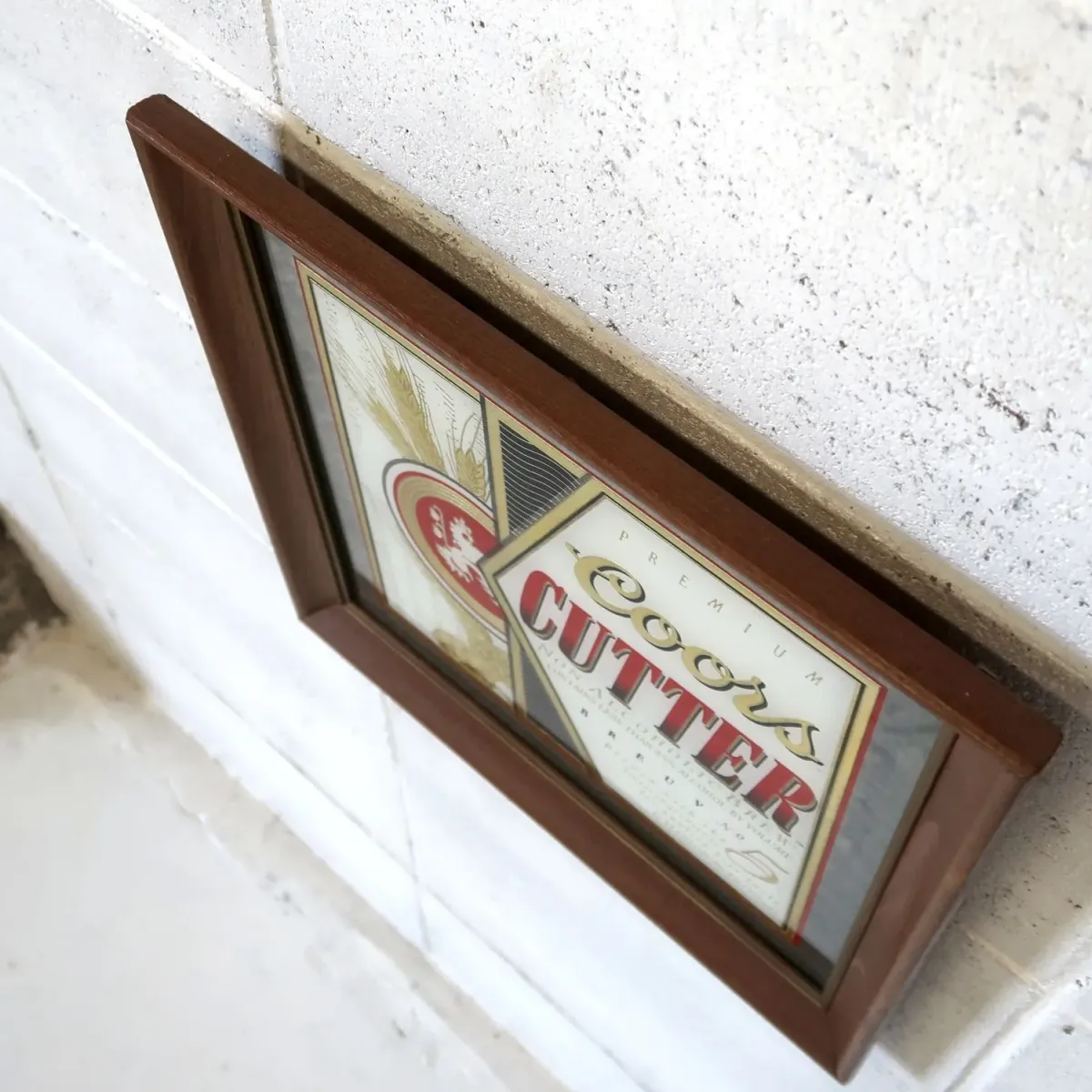 Coors CUTTER ビンテージ パブミラー