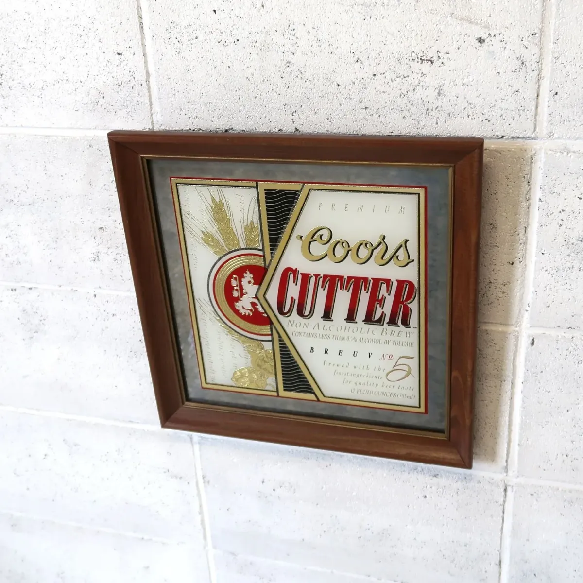 Coors CUTTER ビンテージ パブミラー