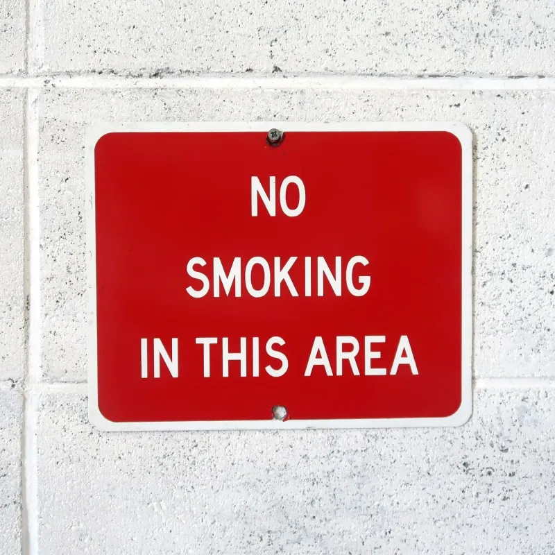 NO SMOKING メタルサイン