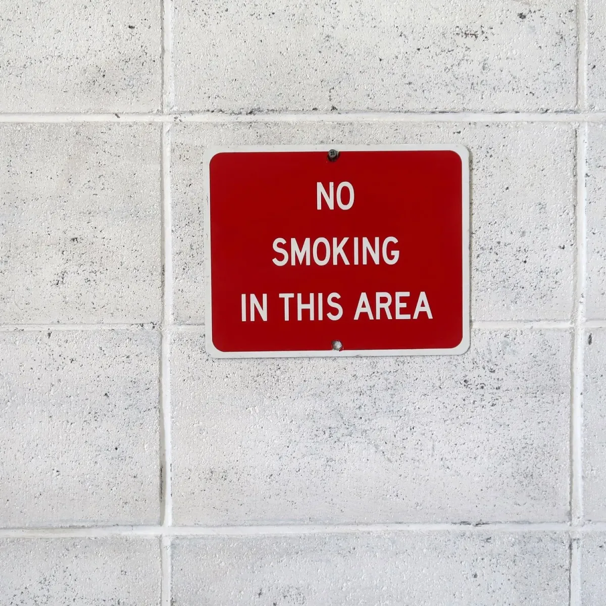 NO SMOKING メタルサイン