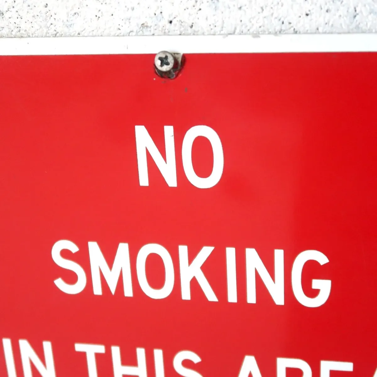NO SMOKING メタルサイン
