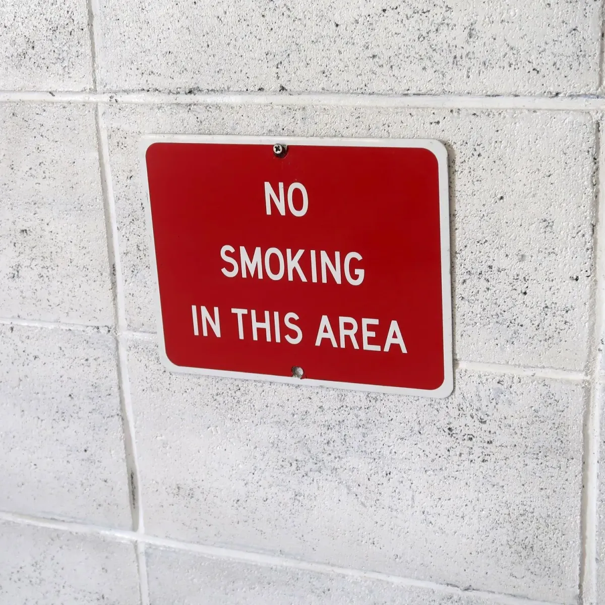 NO SMOKING メタルサイン