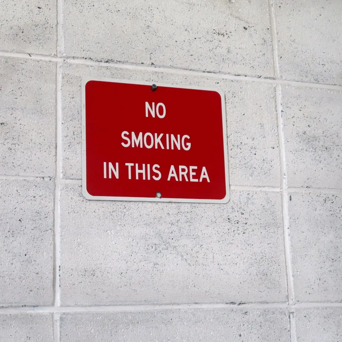 NO SMOKING メタルサイン
