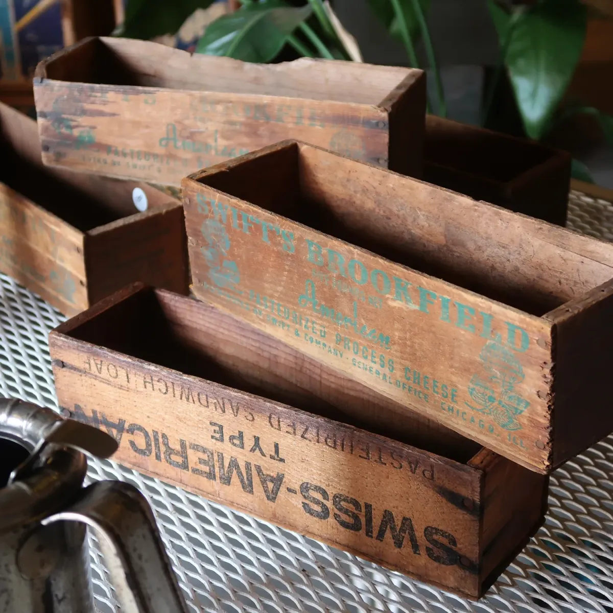 ビンテージ ミニウッドボックス
