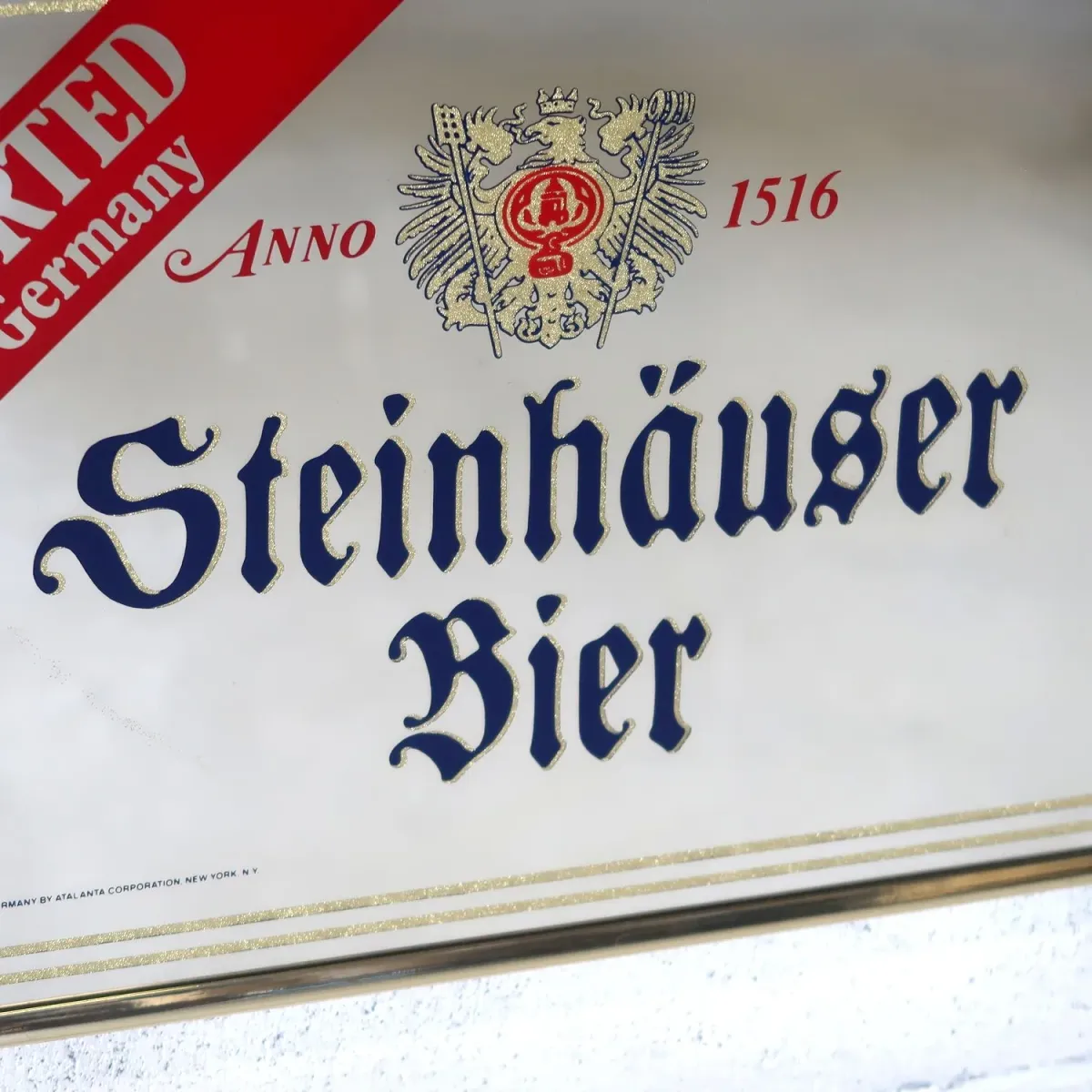 Steinhauser Bier ビンテージ パブミラー
