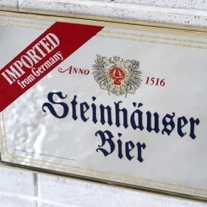 Steinhauser Bier ビンテージ パブミラー