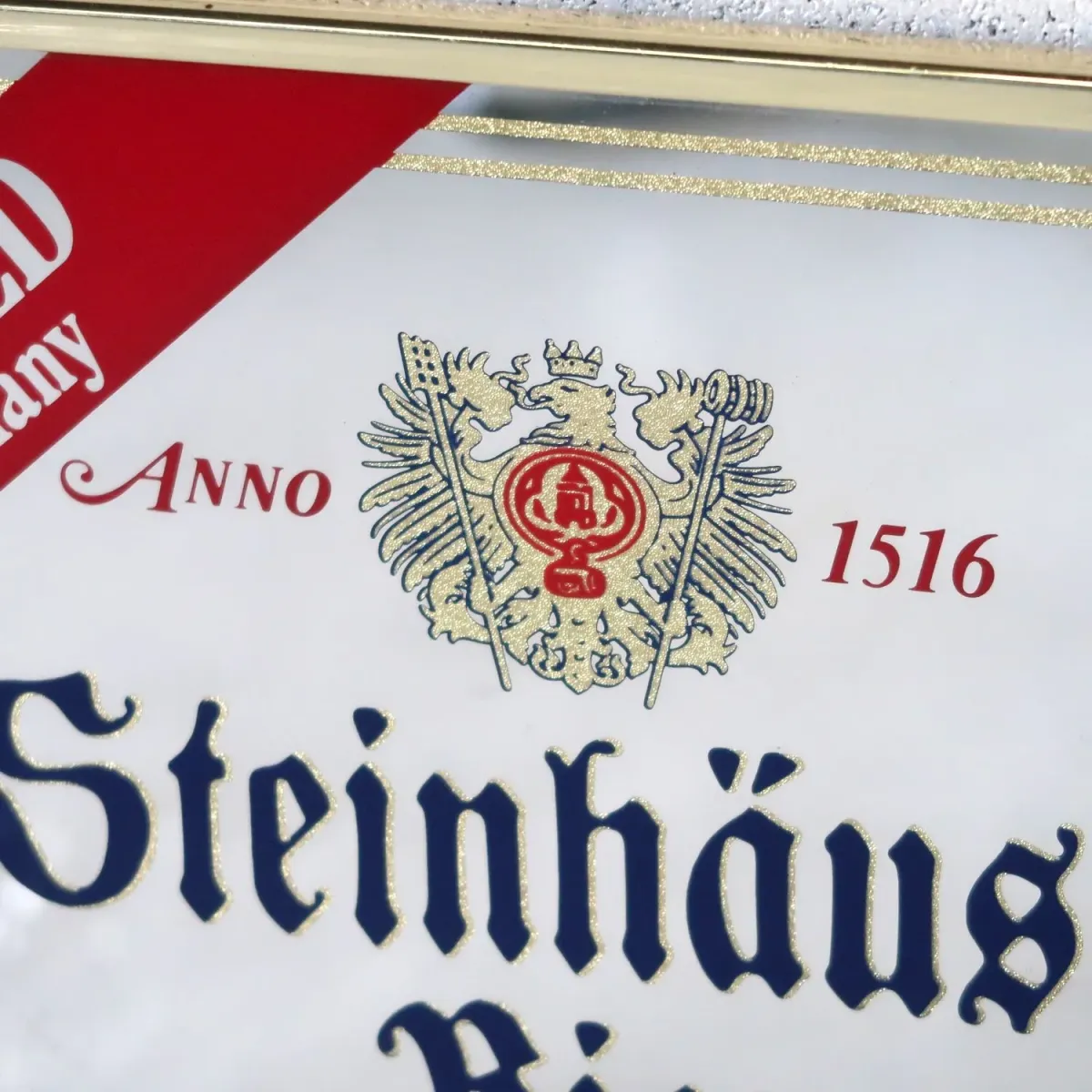 Steinhauser Bier ビンテージ パブミラー