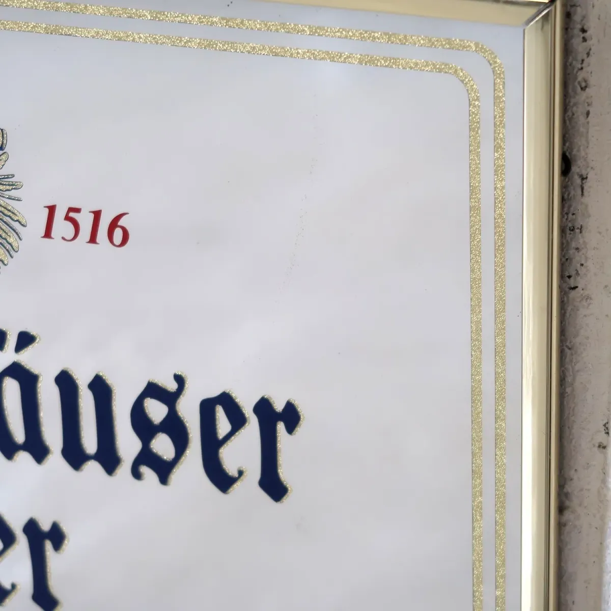 Steinhauser Bier ビンテージ パブミラー
