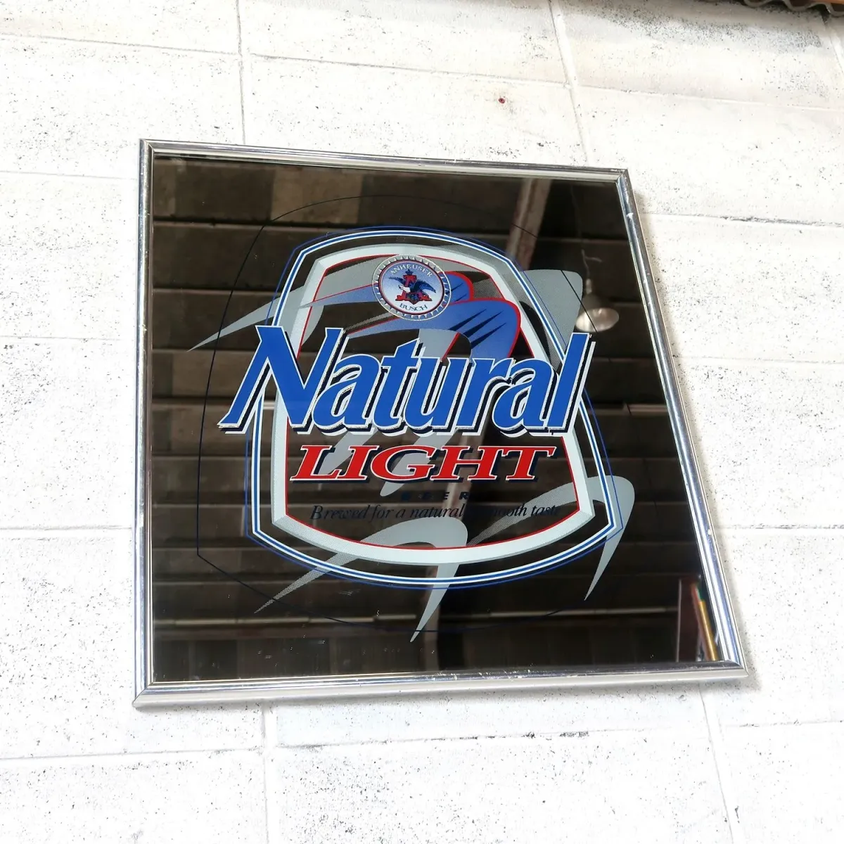Natural LIGHT ビンテージ パブミラー