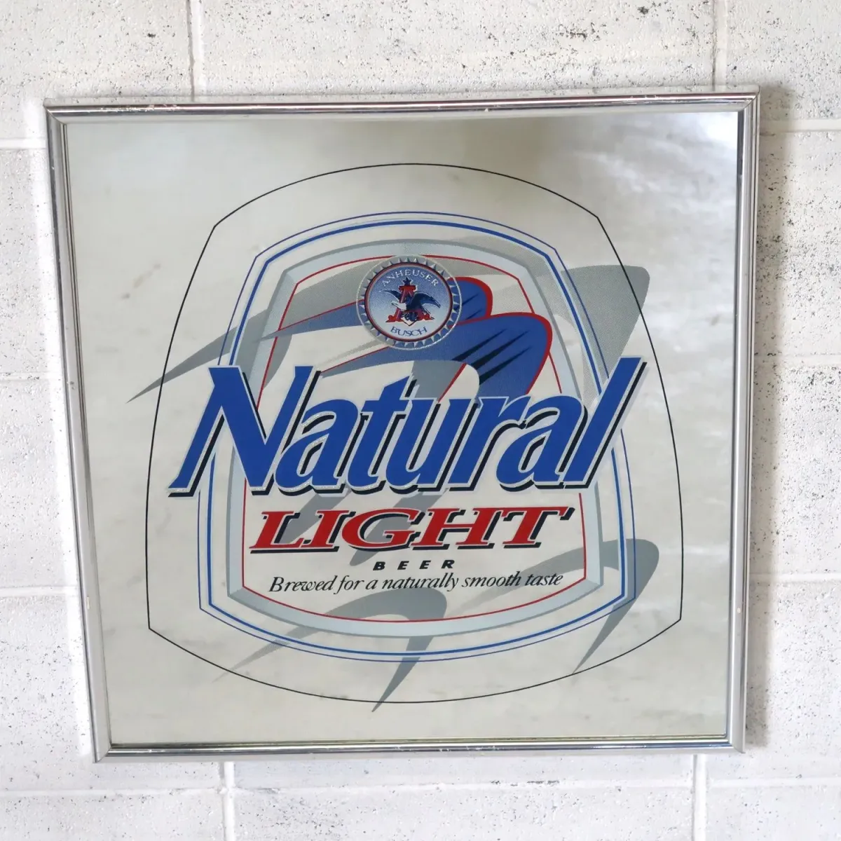 Natural LIGHT ビンテージ パブミラー