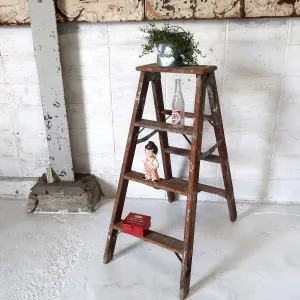 ビンテージ ウッドラダー