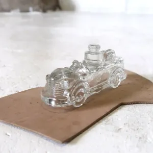 40's ビンテージ ガラスオブジェ クラシックカー