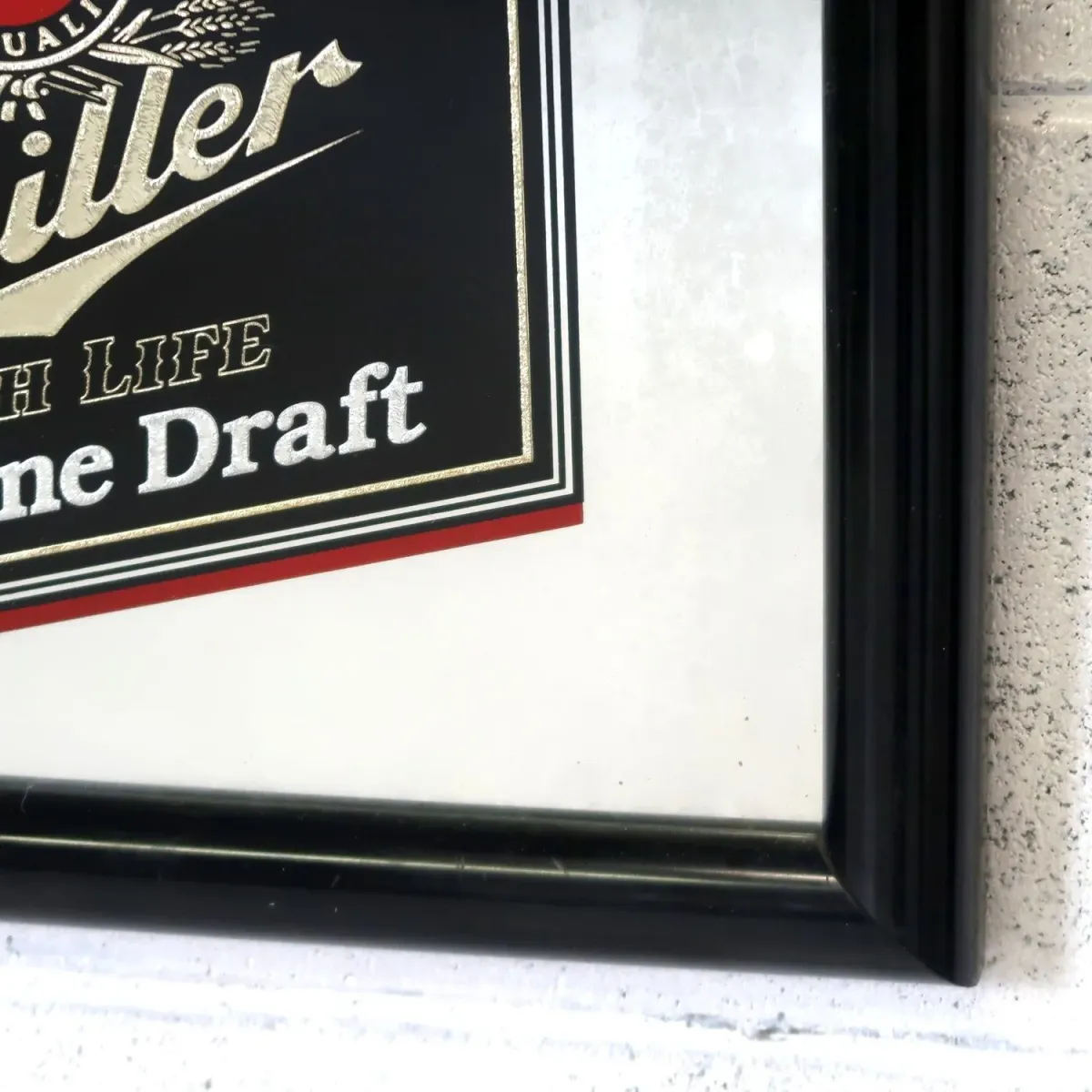 Miller HIGH LIFE ビンテージ パブミラー