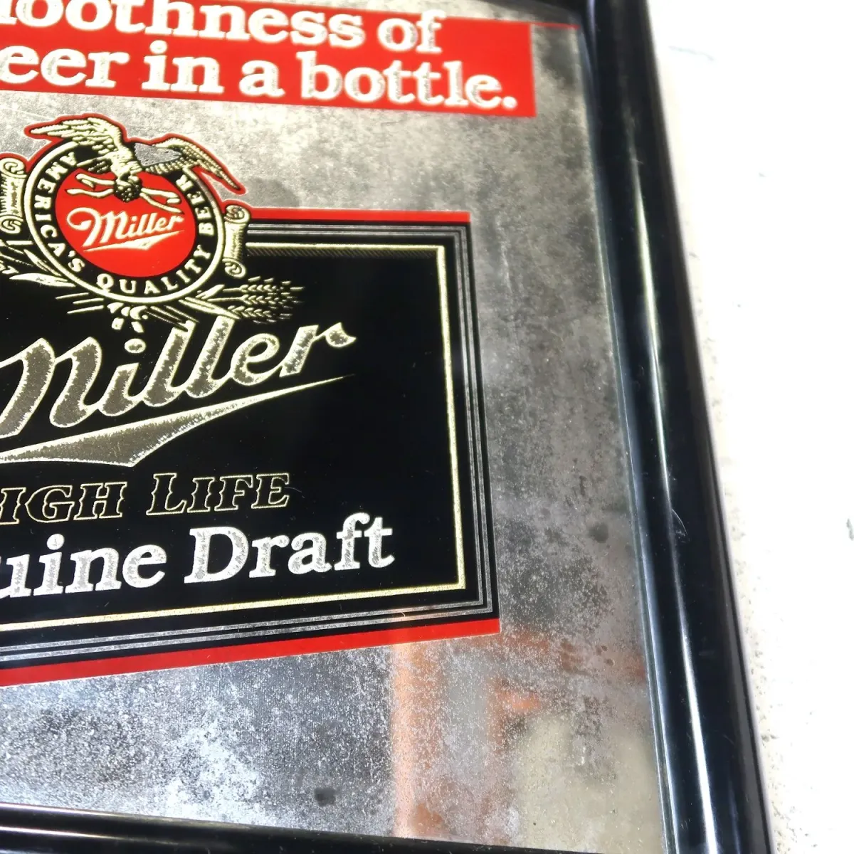 Miller HIGH LIFE ビンテージ パブミラー