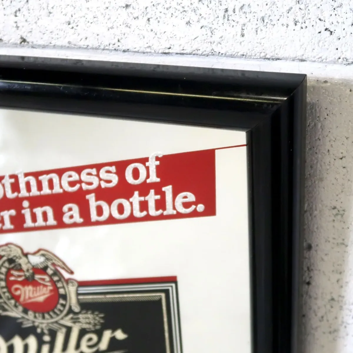 Miller HIGH LIFE ビンテージ パブミラー