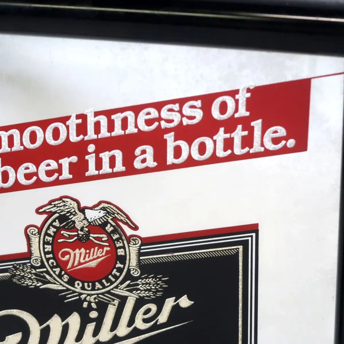 Miller HIGH LIFE ビンテージ パブミラー