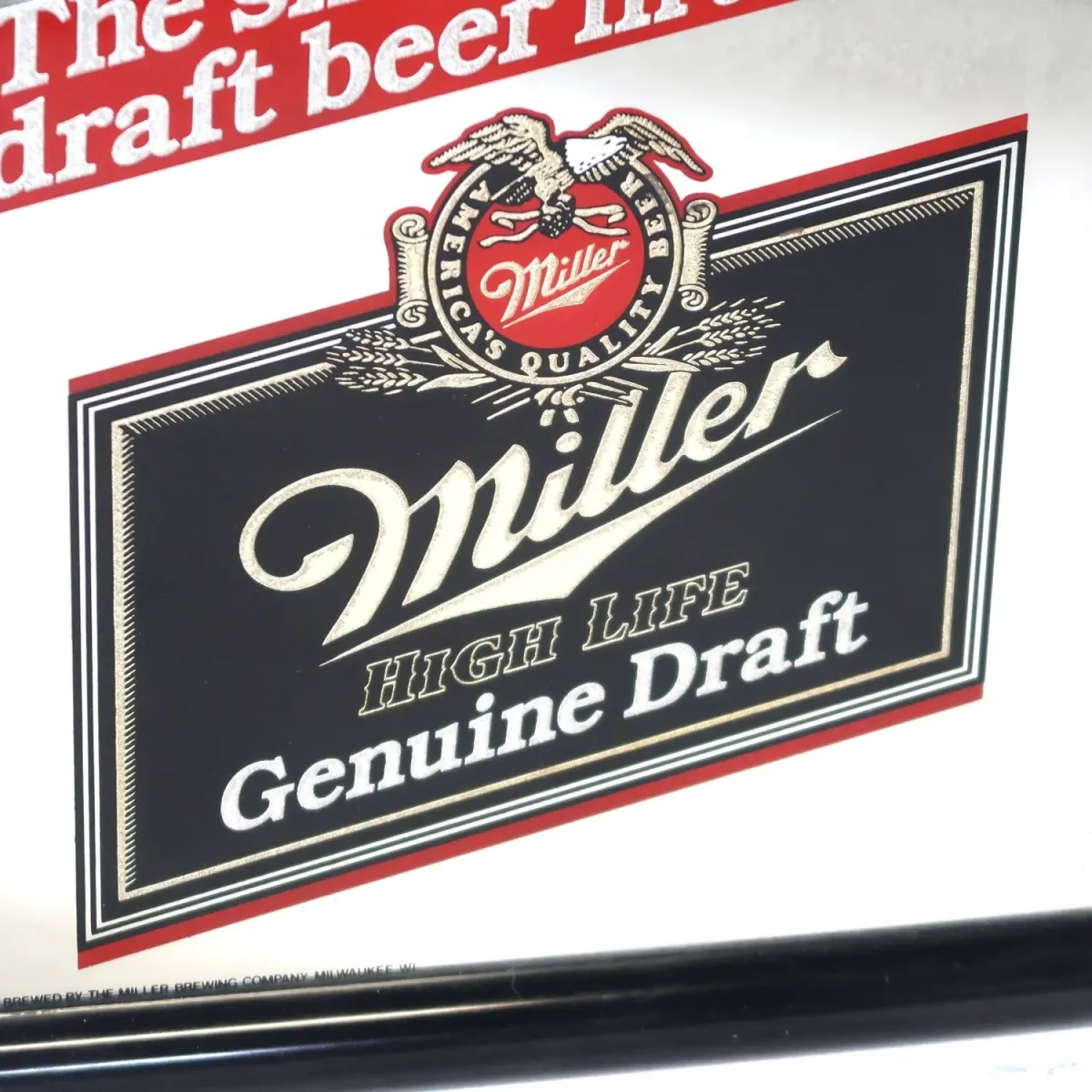 Miller HIGH LIFE ビンテージ パブミラー
