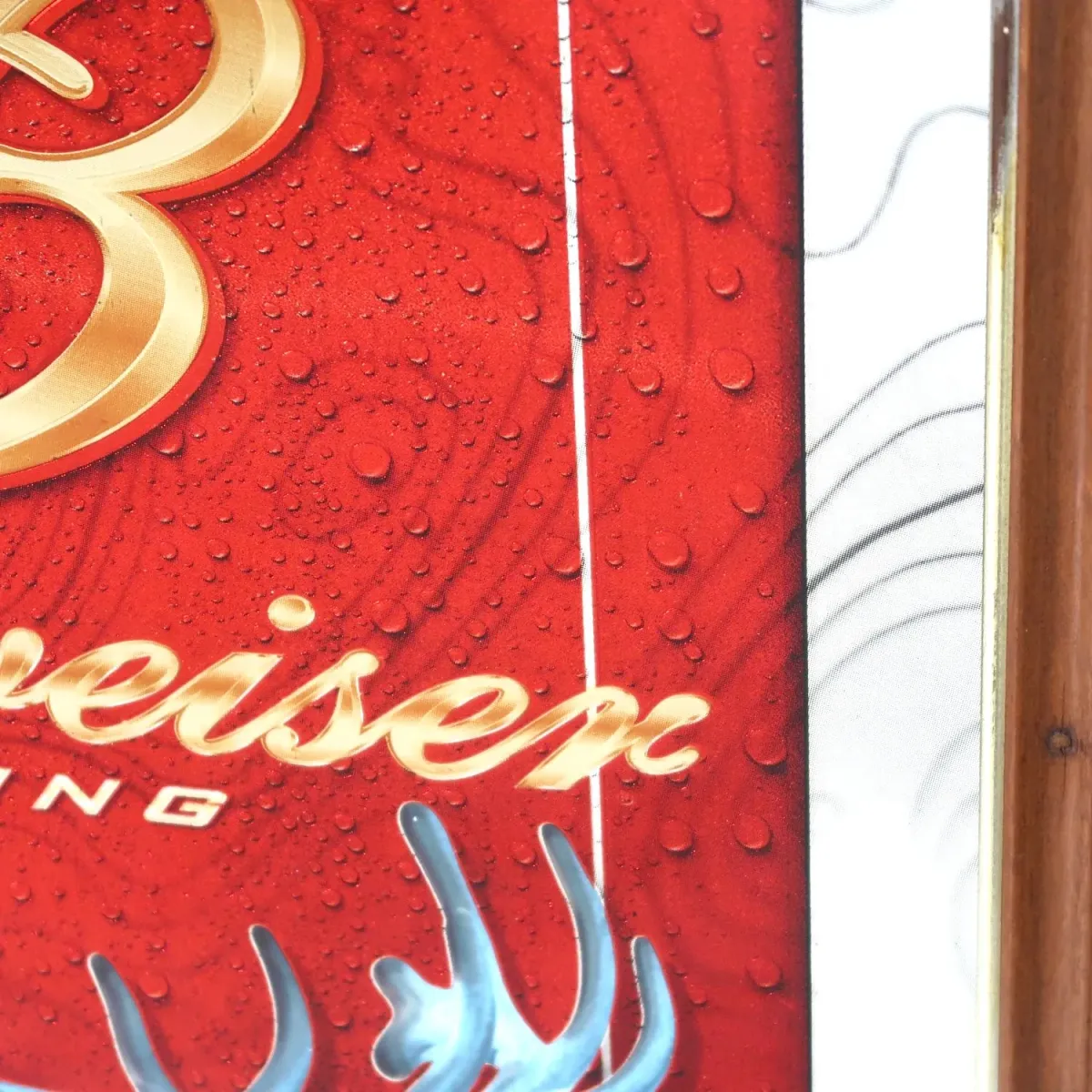 Budweiser 大型パブミラー