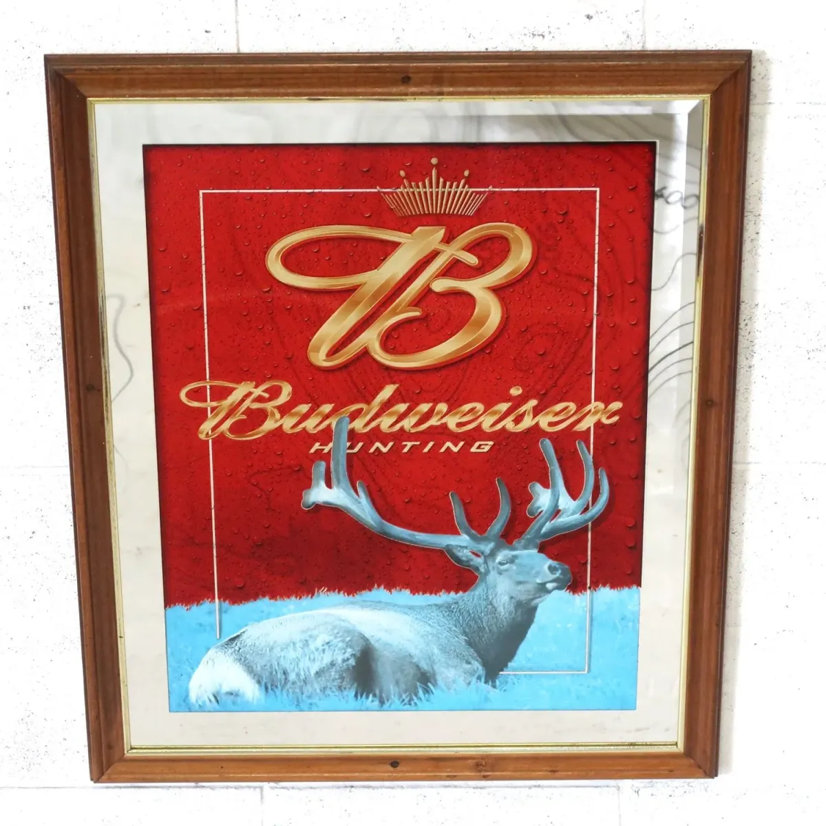 Budweiser 大型パブミラー