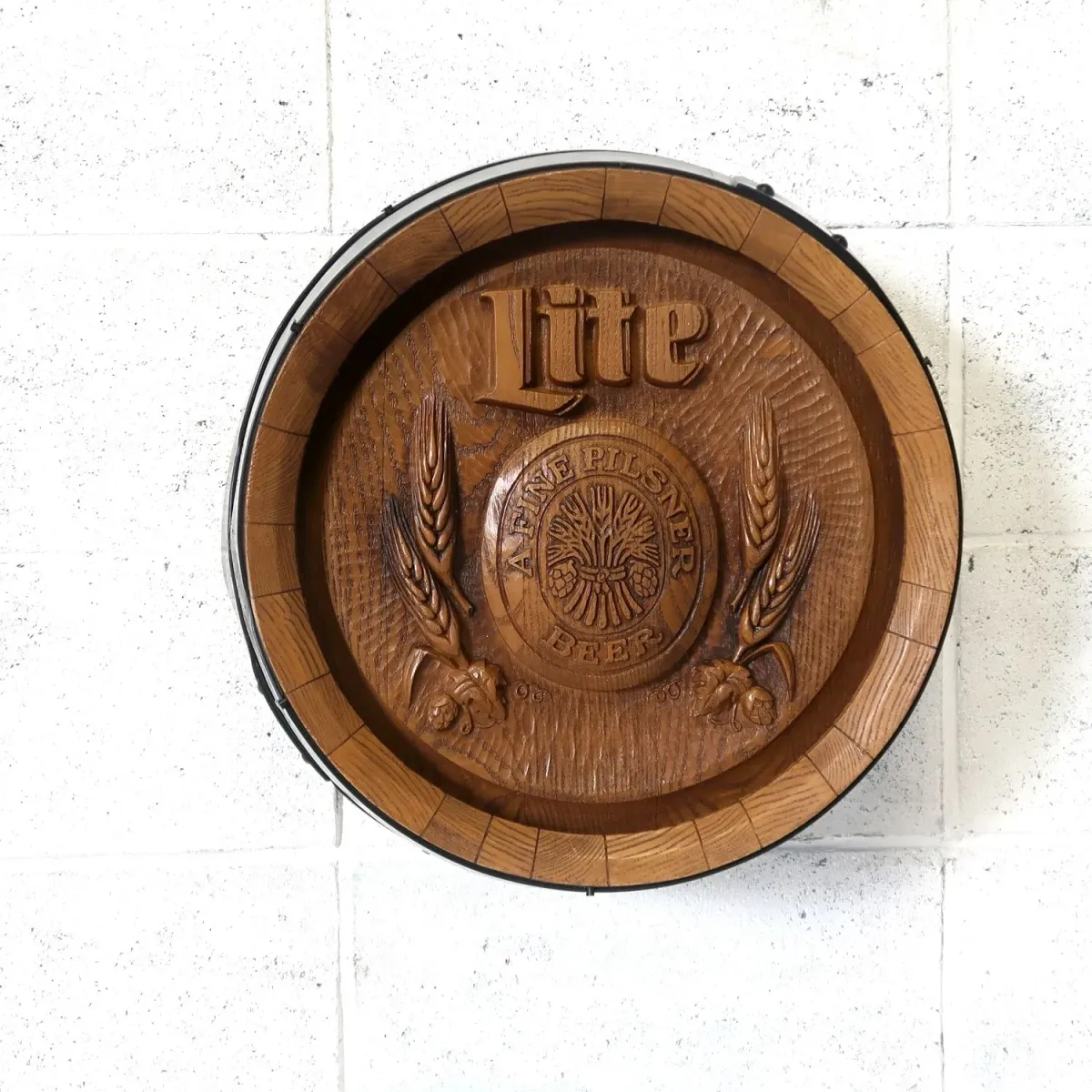 Miller Lite ビンテージ 立体バレルサイン