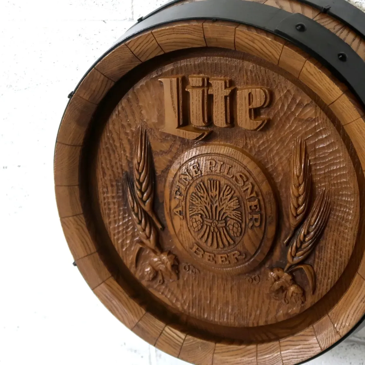 Miller Lite ビンテージ 立体バレルサイン