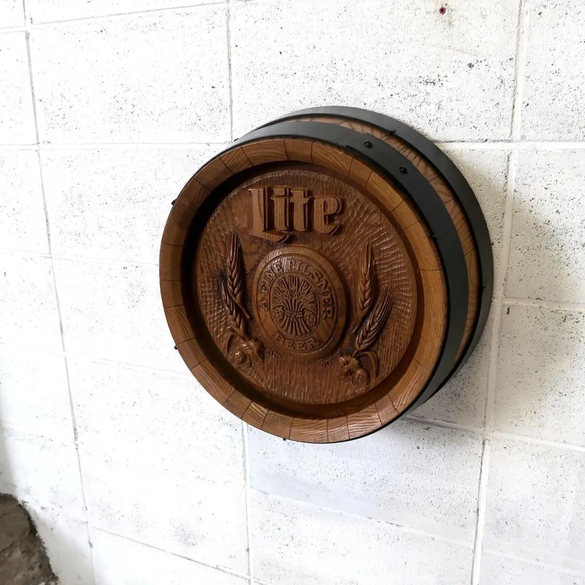 Miller Lite ビンテージ 立体バレルサイン