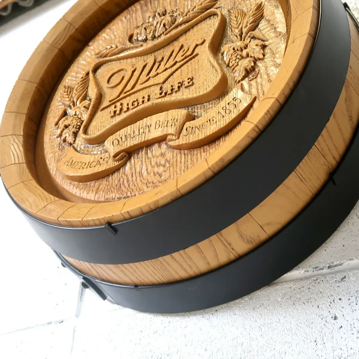 Miller HIGH LIFE ビンテージ 立体バレルサイン