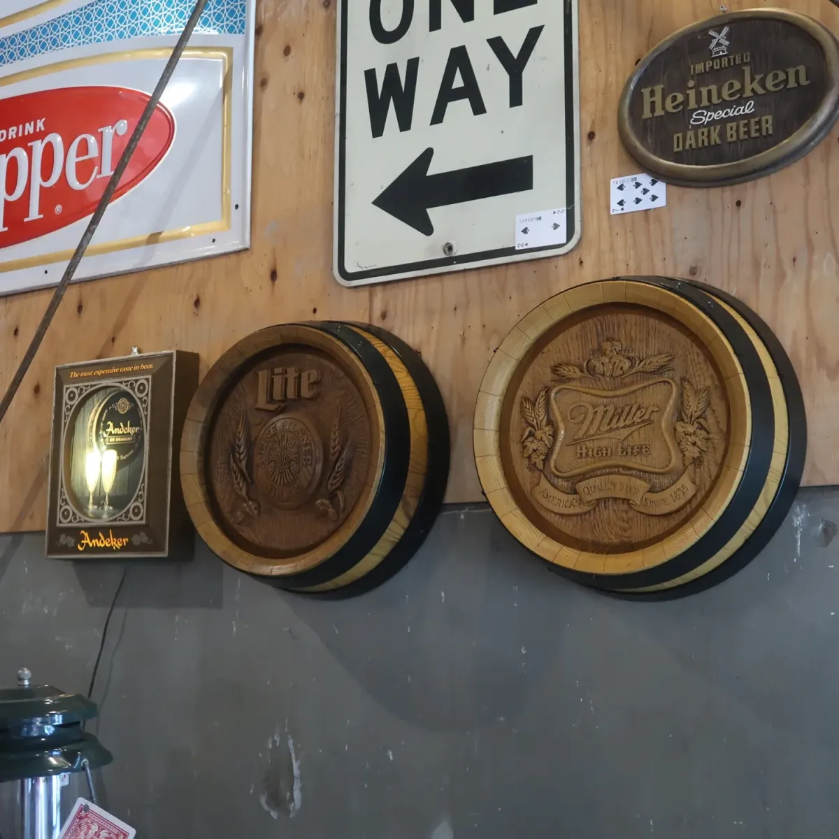 Miller HIGH LIFE ビンテージ 立体バレルサイン