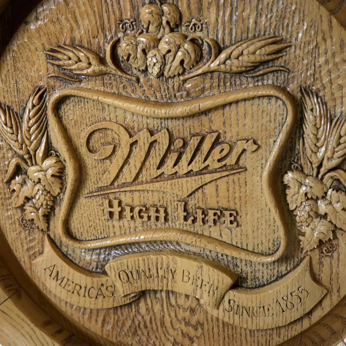 Miller HIGH LIFE ビンテージ 立体バレルサイン