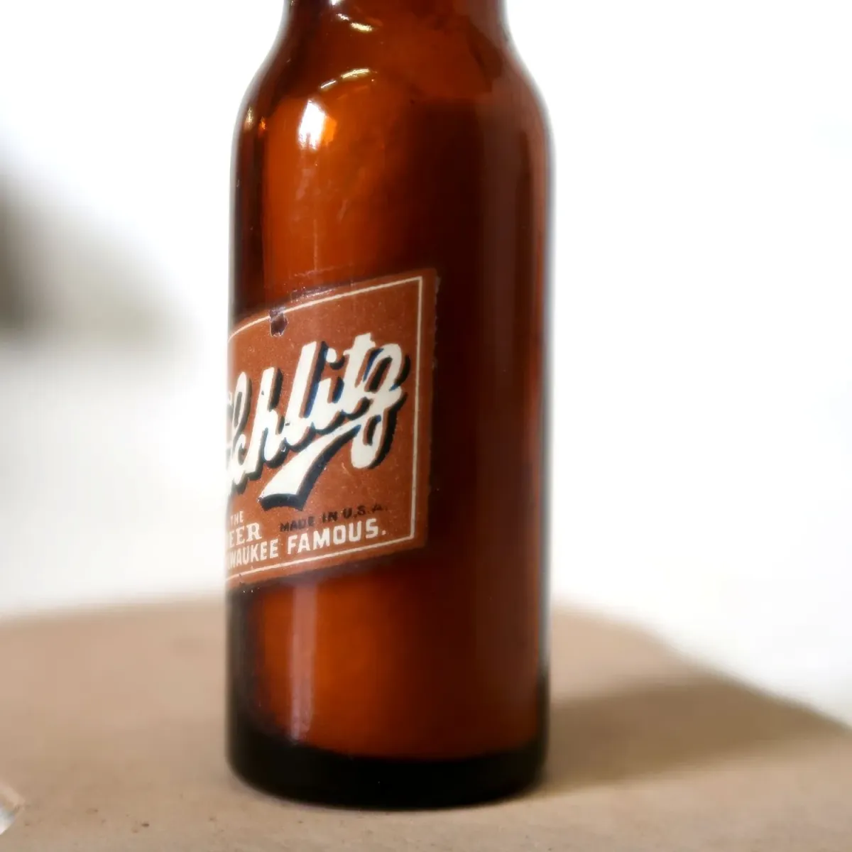 Schlitz ビンテージ ボトル型 シェーカー