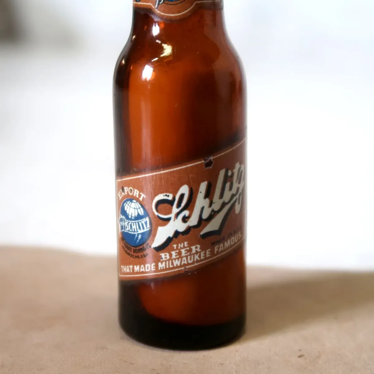 Schlitz ビンテージ ボトル型 シェーカー