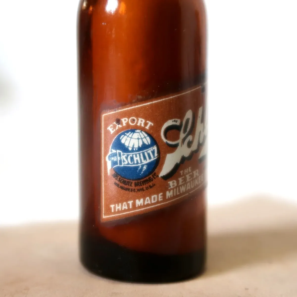 Schlitz ビンテージ ボトル型 シェーカー
