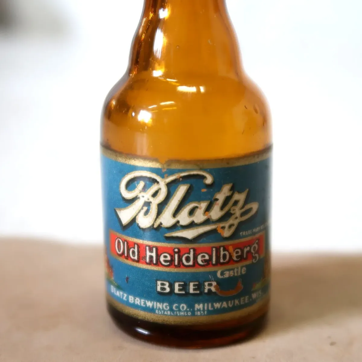 Blatz ビンテージ ボトル型 シェーカー