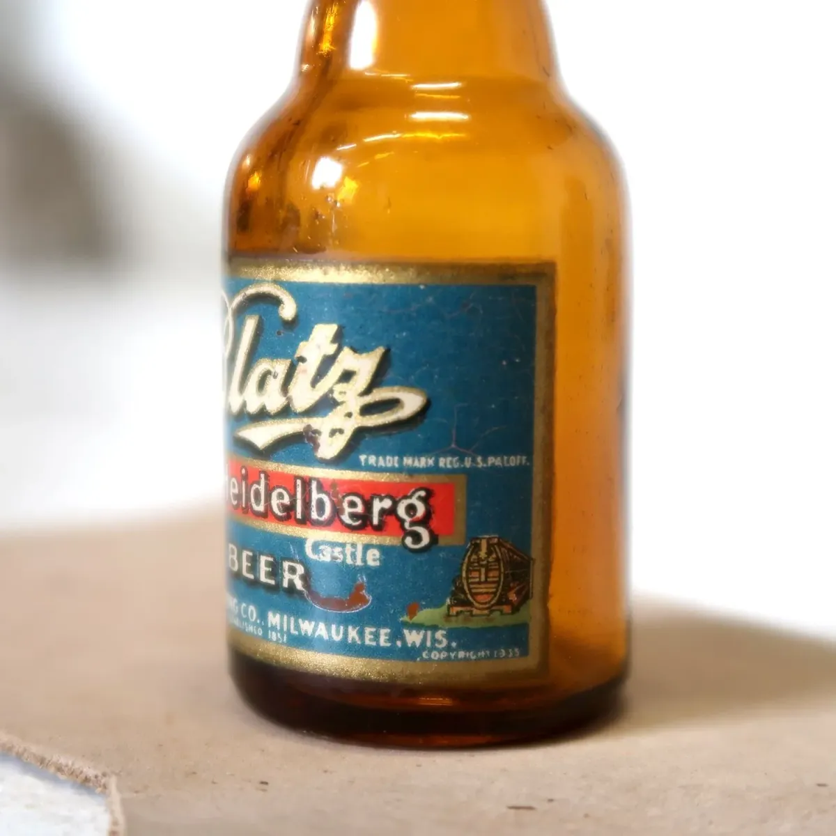 Blatz ビンテージ ボトル型 シェーカー