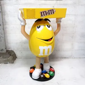 M&M's イエロー 大型 ストアディスプレイ